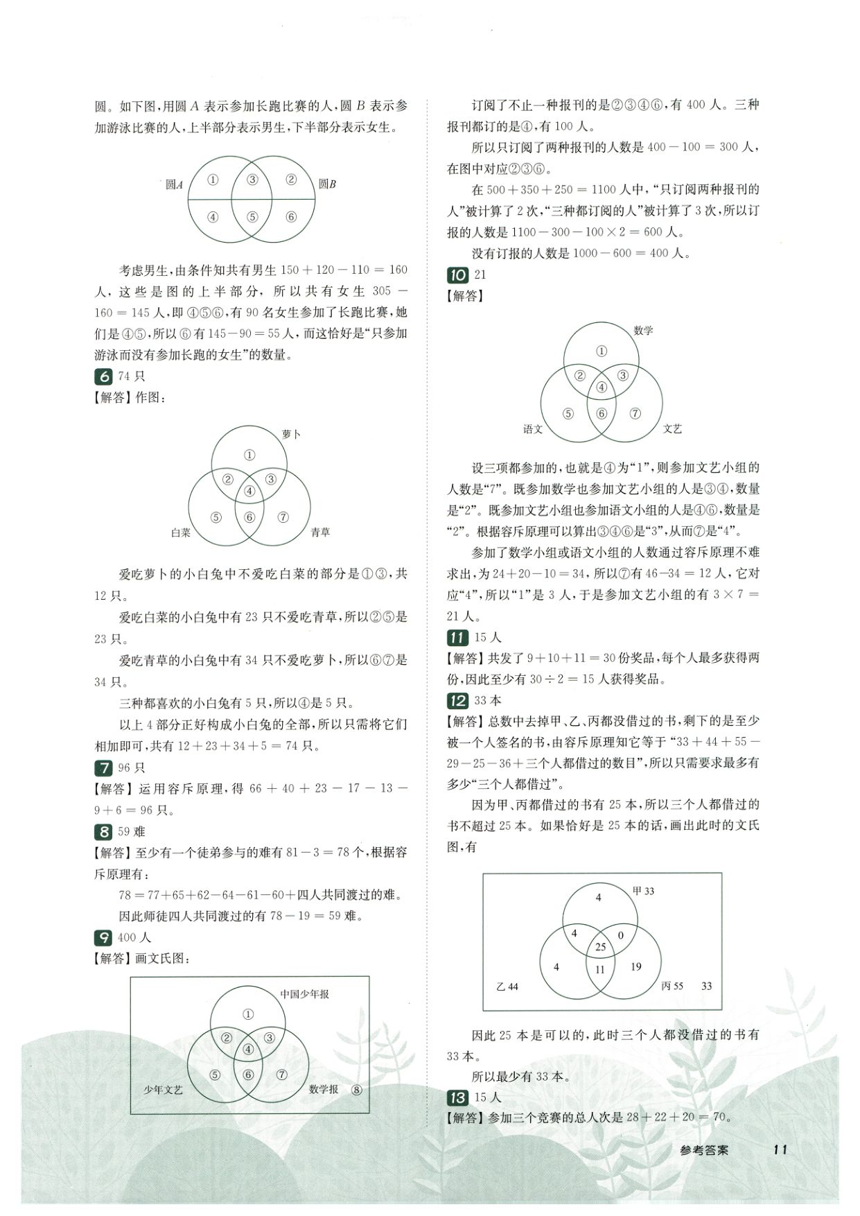 第 504 讲 · 包含与排除 · 答案第 3 页