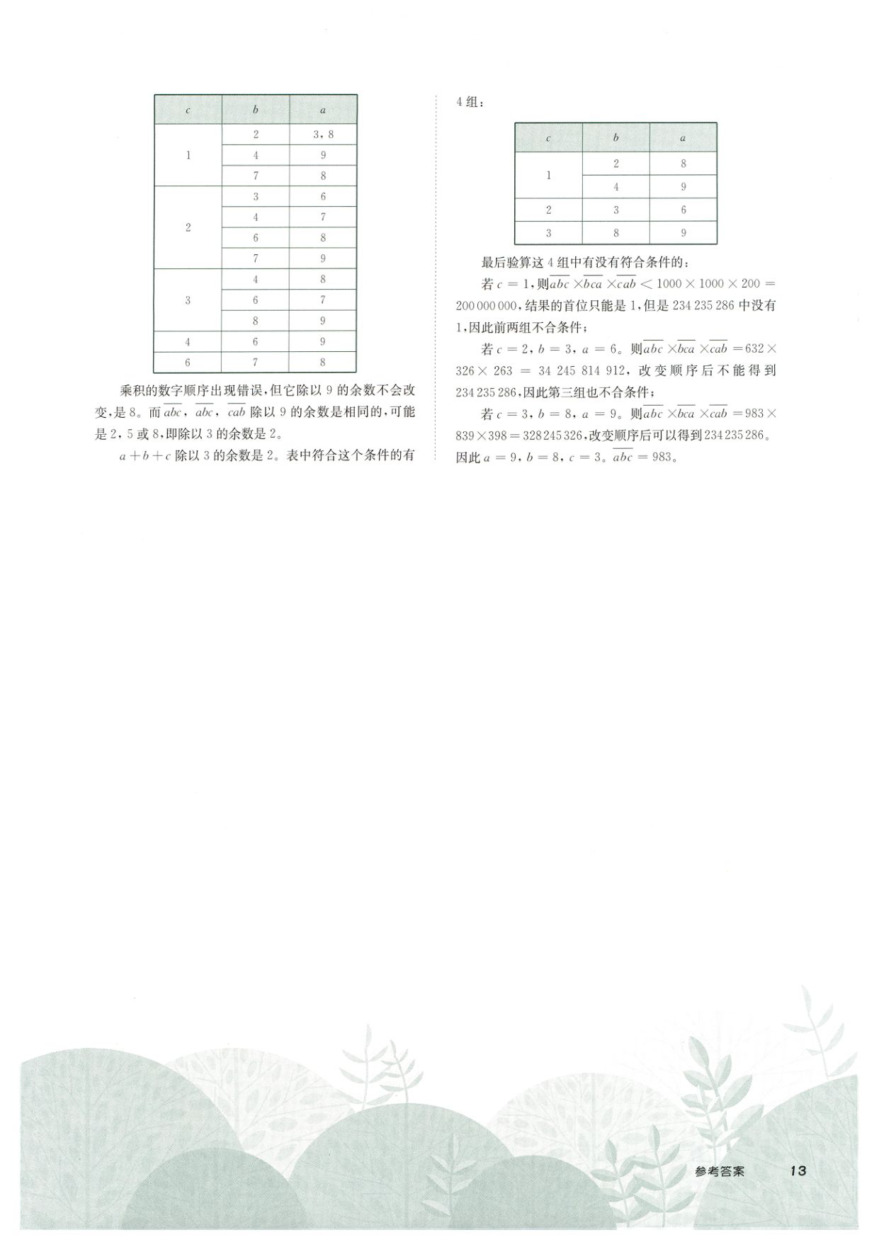 第 510 讲 · 数字谜综合一 · 答案第 6 页