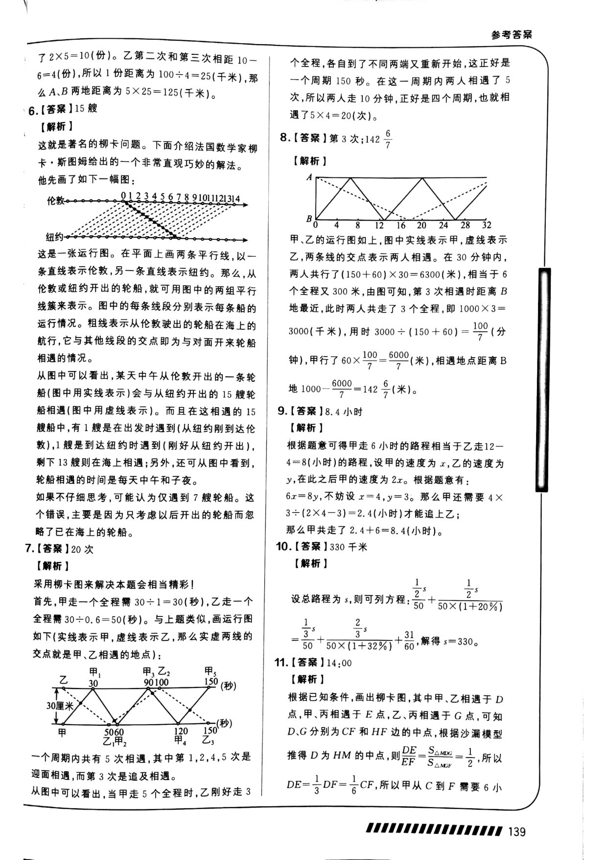 第 05 讲 · 方程与图解行程 · 答案第 2 页