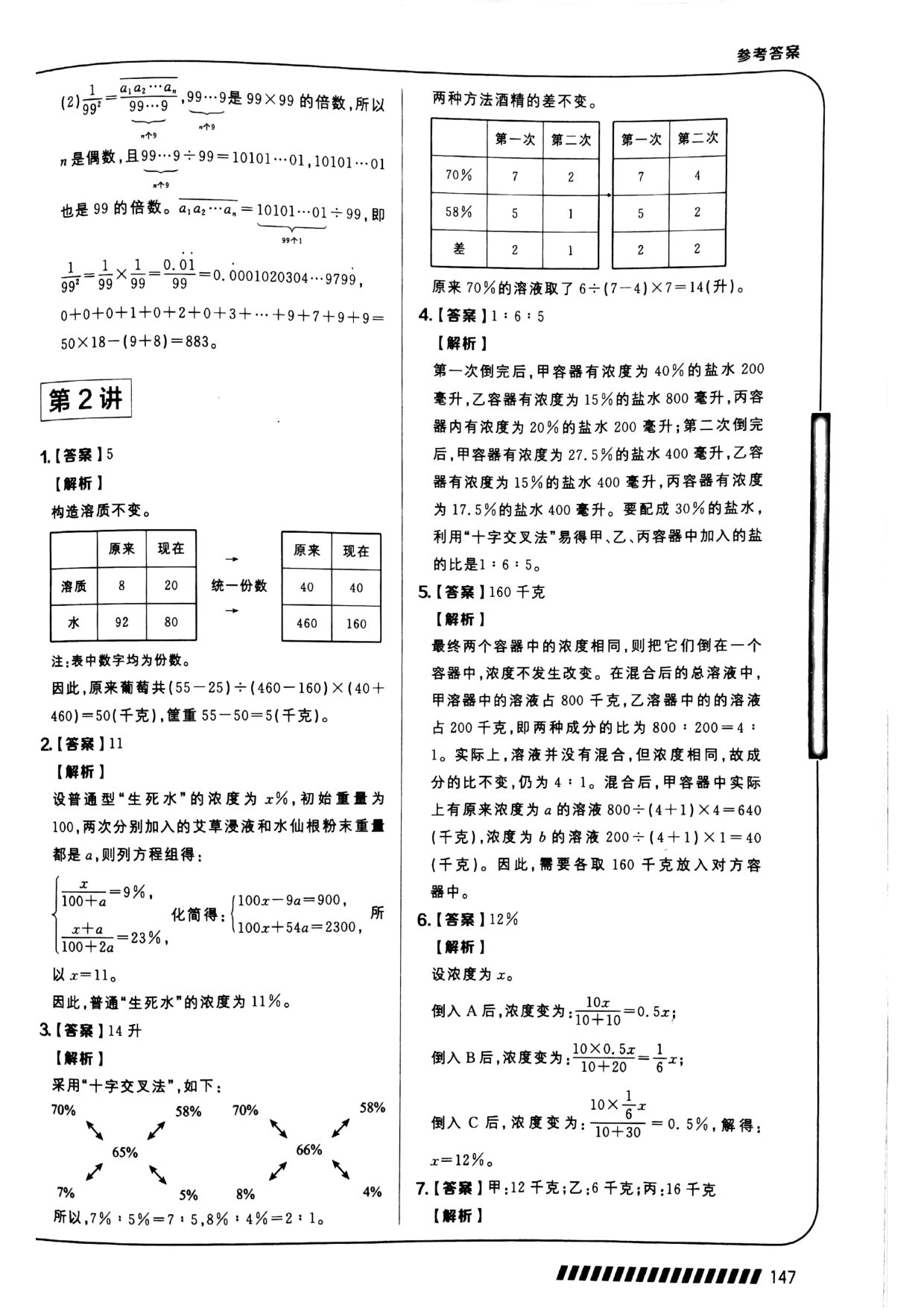 第 02 讲 · 应用题综合 · 答案第 1 页